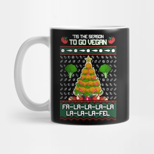 Funny Vegan Christmas Sweater Mug